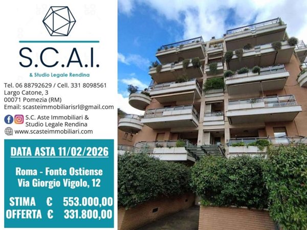 appartamento in vendita a Roma in zona Ostiense