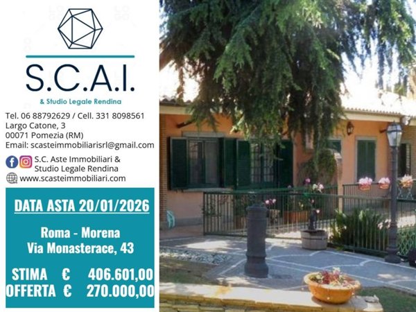 casa indipendente in vendita a Roma in zona Casal Morena