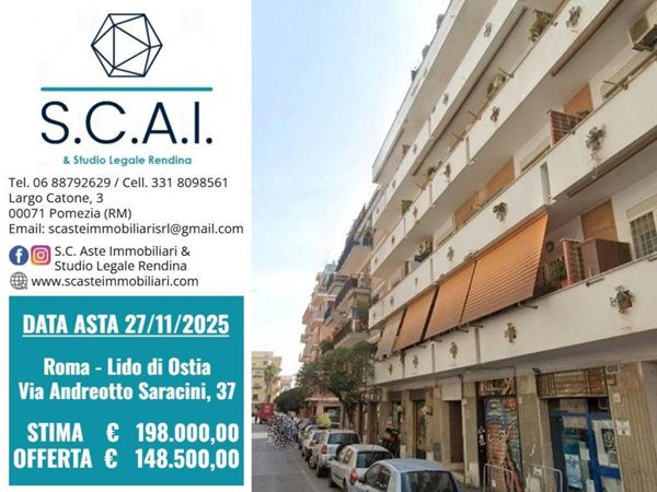 appartamento in vendita a Roma in zona Ostia
