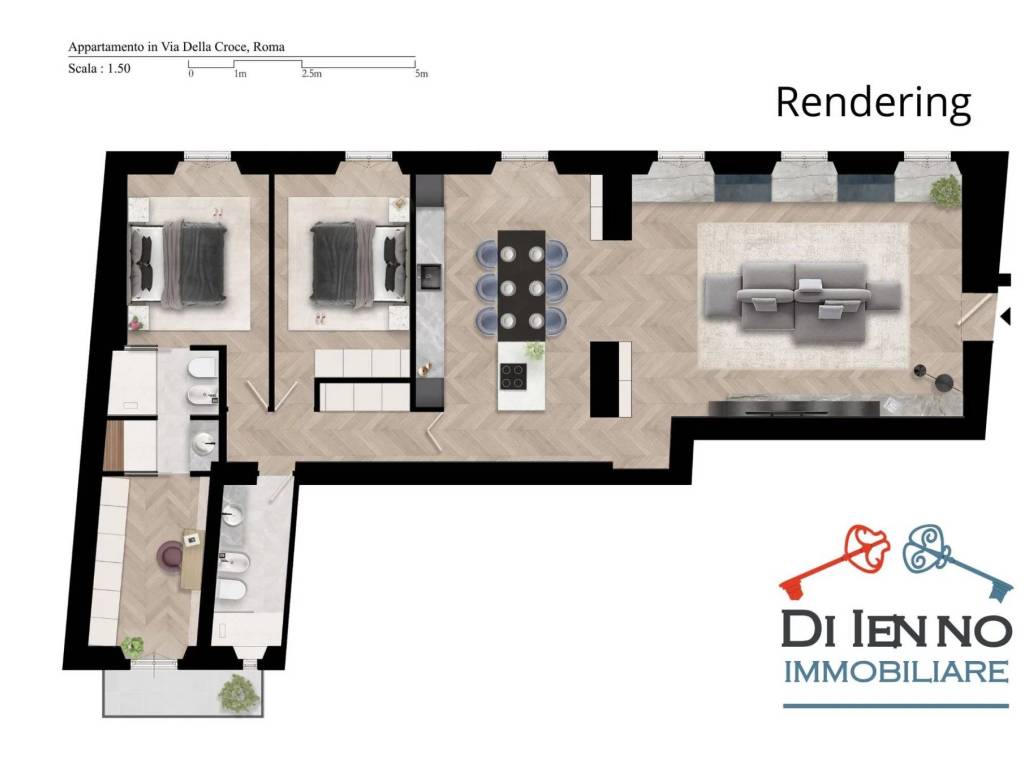 appartamento in vendita a Roma in zona Campo Marzio
