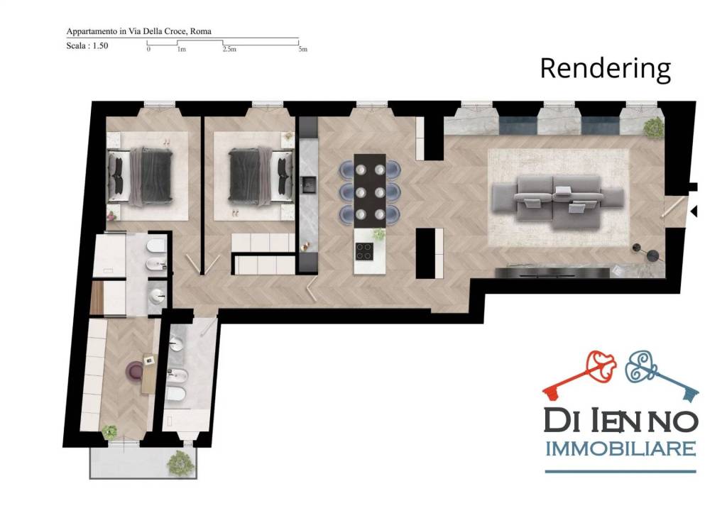 appartamento in vendita a Roma in zona Campo Marzio