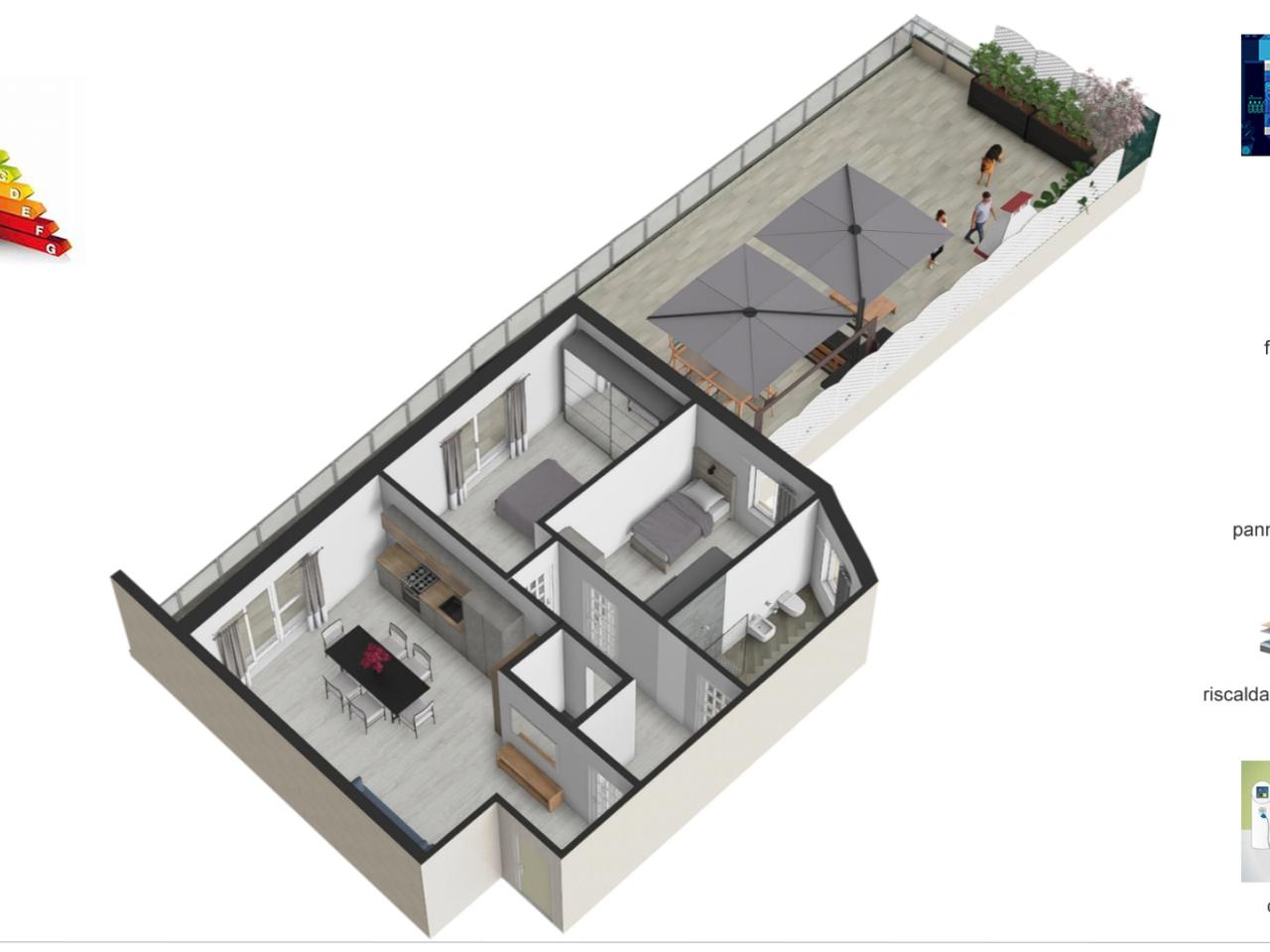 appartamento in vendita a Roma in zona Aurelio