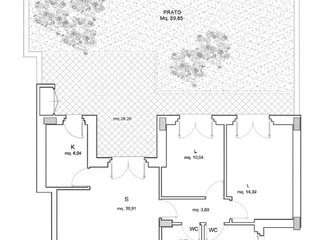 appartamento in vendita a Roma in zona Massimina/Casal Lumbroso