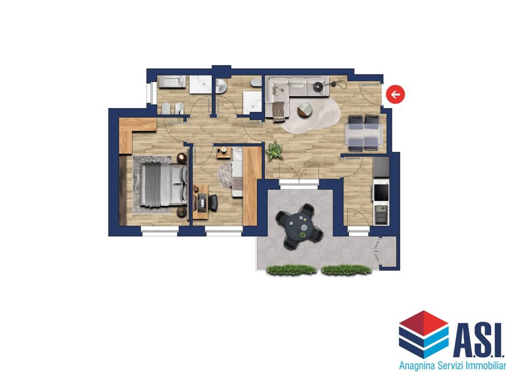 appartamento in vendita a Roma in zona Massimina/Casal Lumbroso