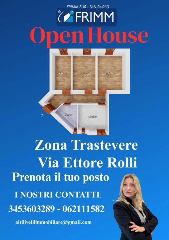 appartamento in vendita a Roma in zona Gianicolense