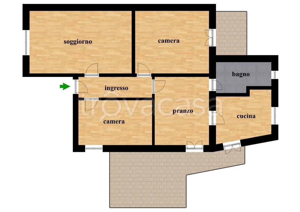 appartamento in vendita a Roma in zona Della Vittoria