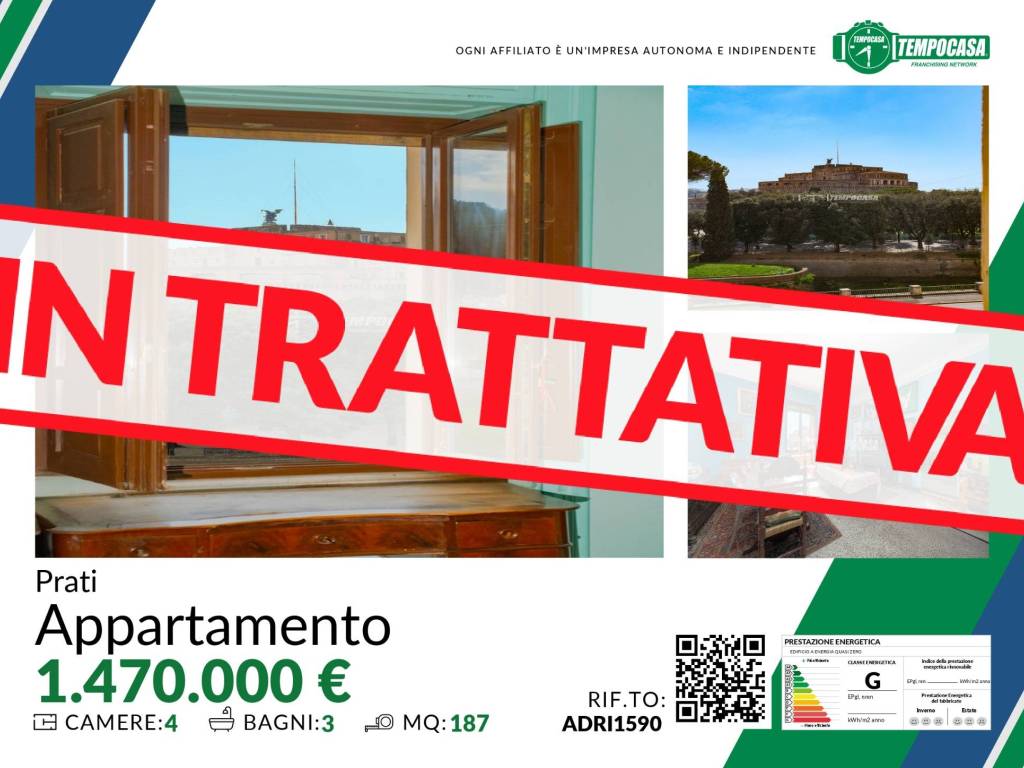 appartamento in vendita a Roma in zona Rione Prati