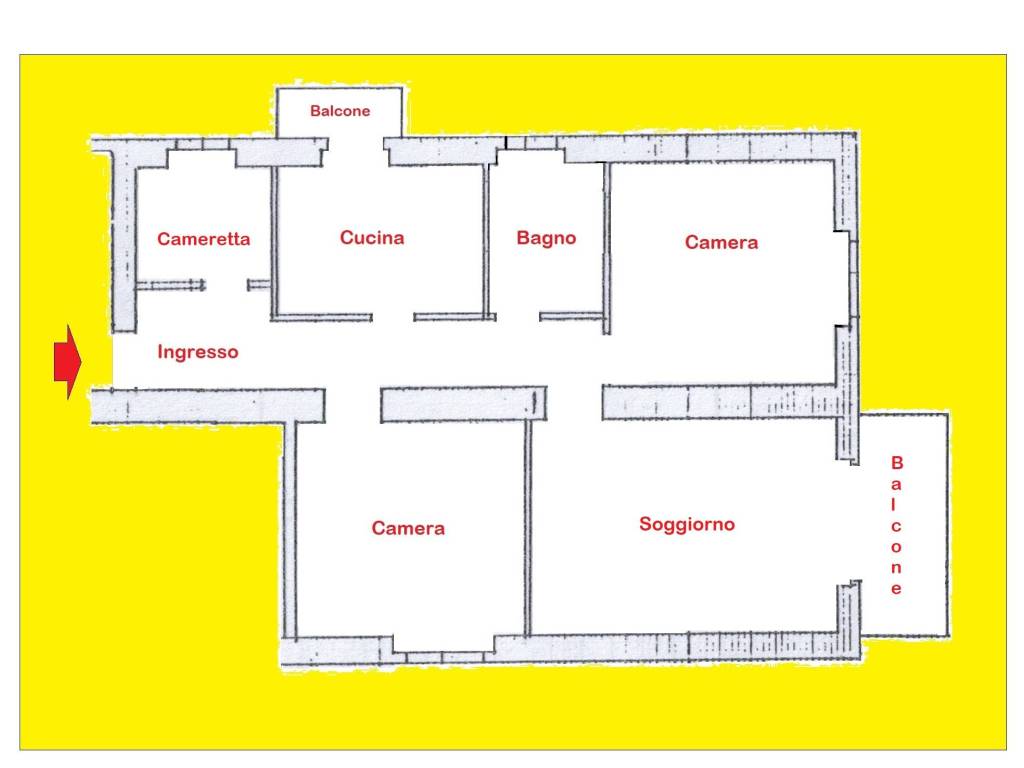 appartamento in vendita a Roma in zona Alessandrino