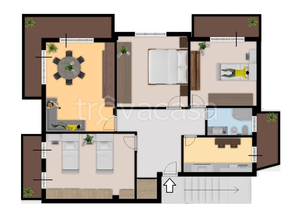 appartamento in vendita a Roma in zona Torrevecchia