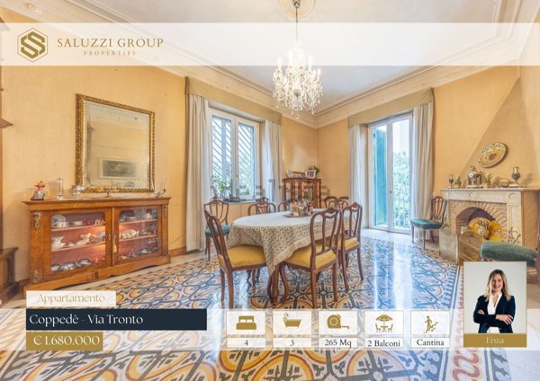 appartamento in vendita a Roma in zona Trieste