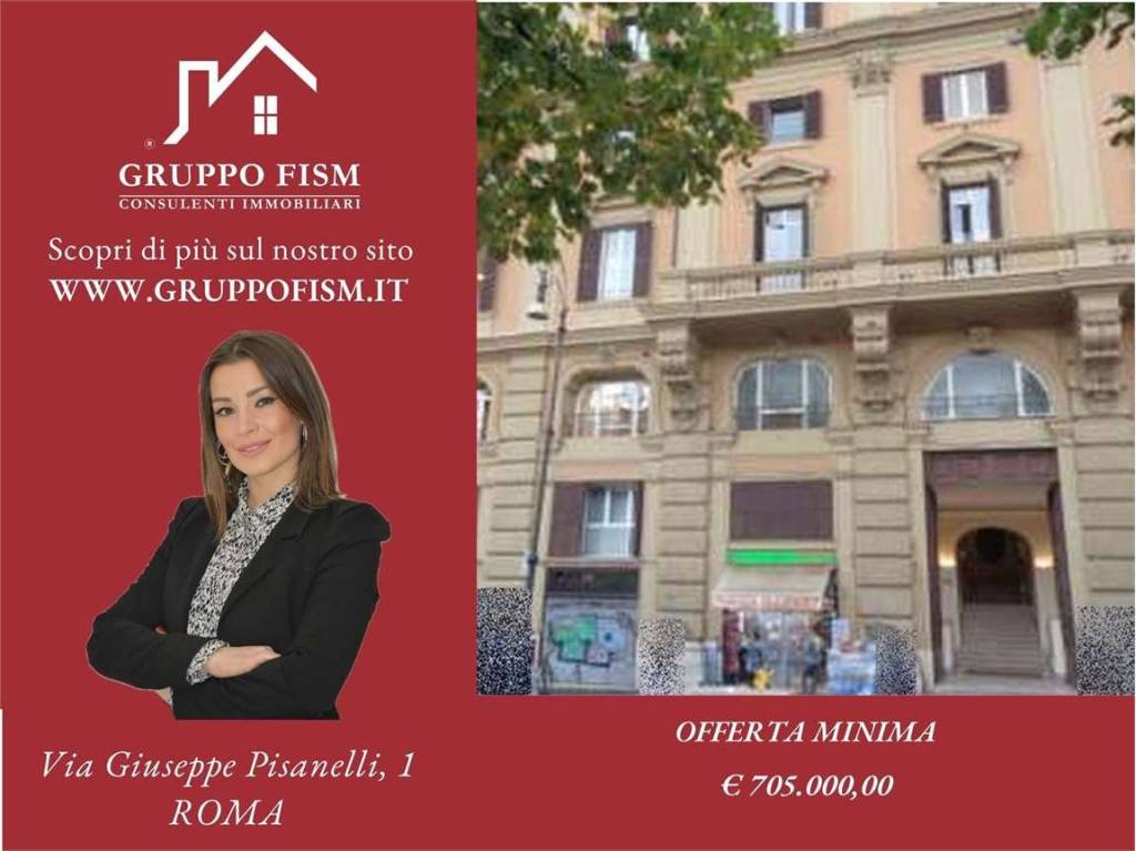 appartamento in vendita a Roma in zona Flaminio