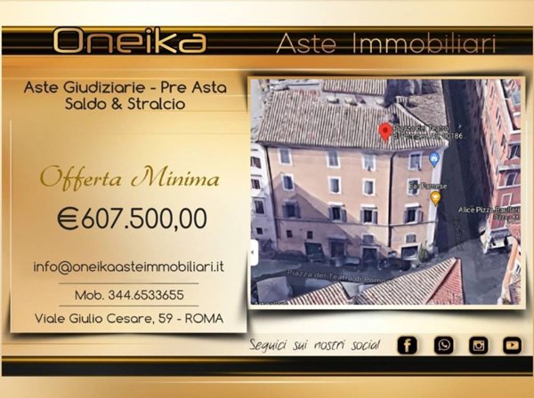 appartamento in vendita a Roma in zona Rione Regola