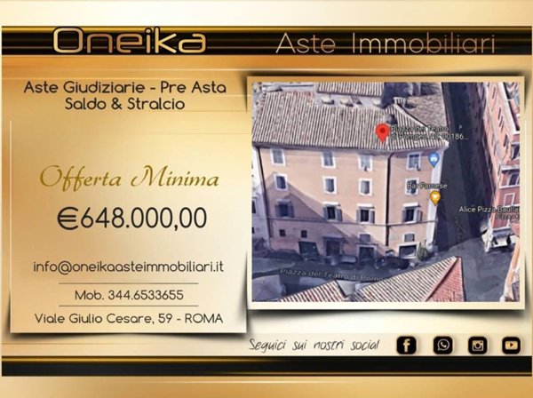 appartamento in vendita a Roma in zona Rione Regola