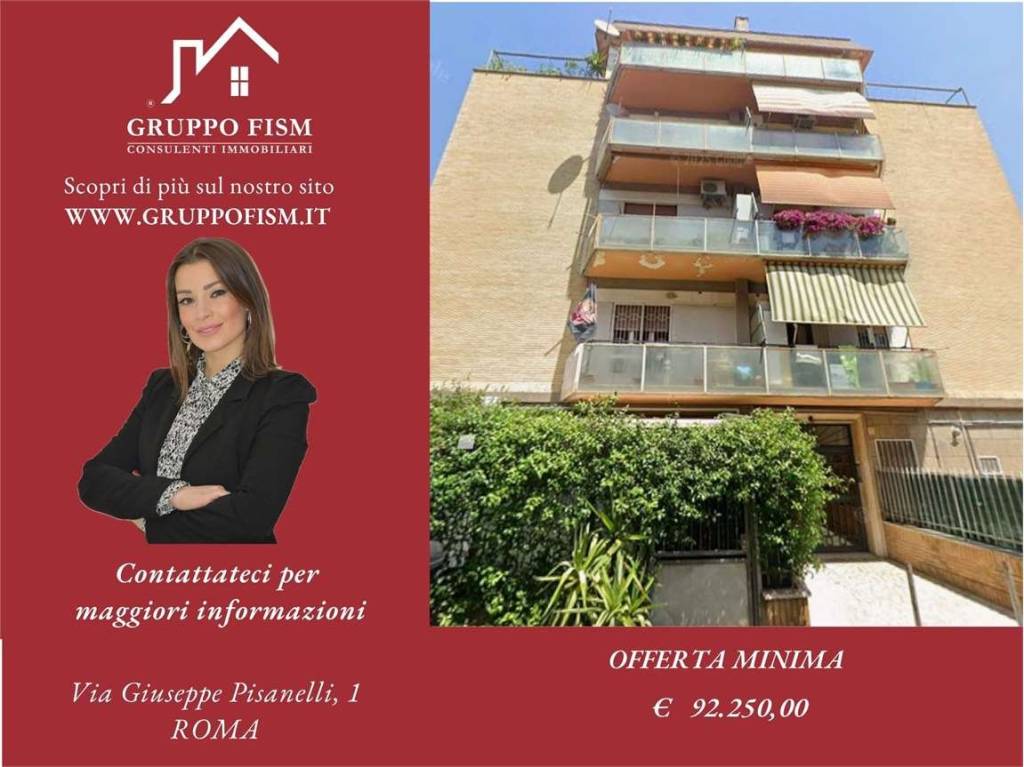 appartamento in vendita a Roma in zona Primavalle