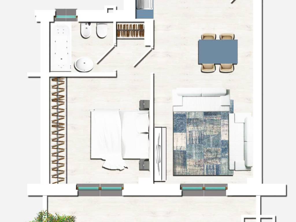 appartamento in vendita a Roma in zona Selva Candida