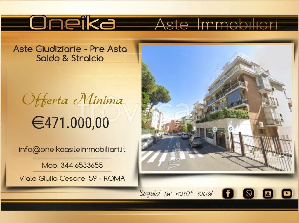 appartamento in vendita a Roma in zona Gianicolense