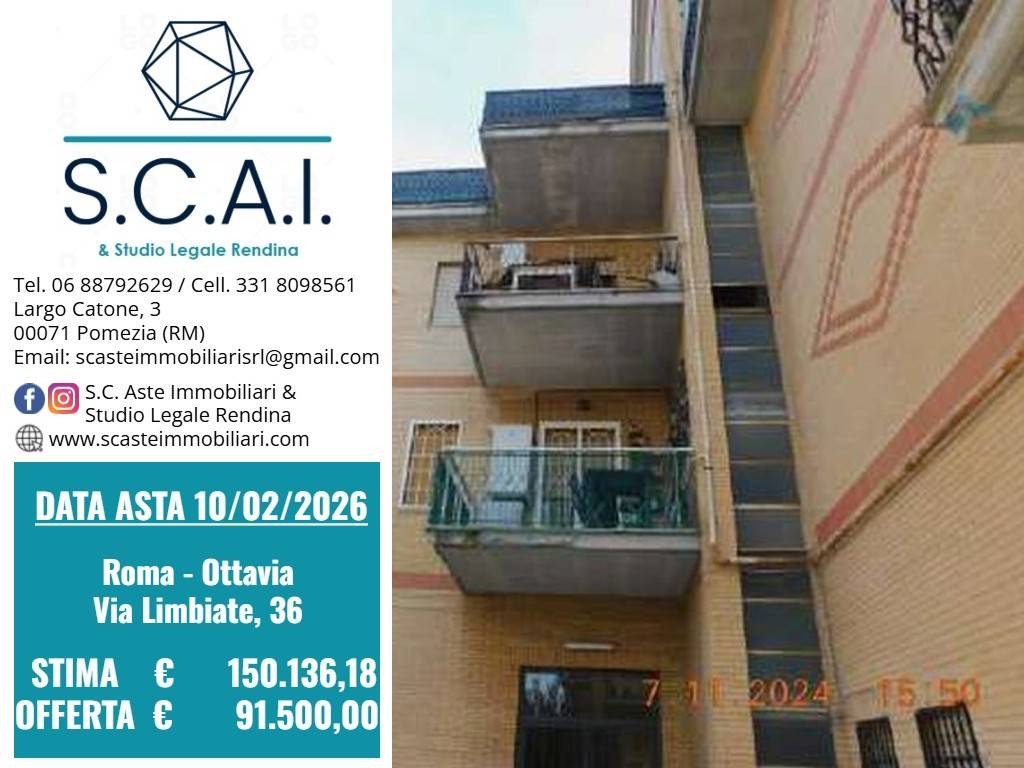 appartamento in vendita a Roma in zona Ottavia