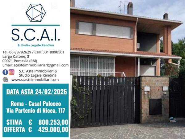 casa indipendente in vendita a Roma in zona Casal Palocco