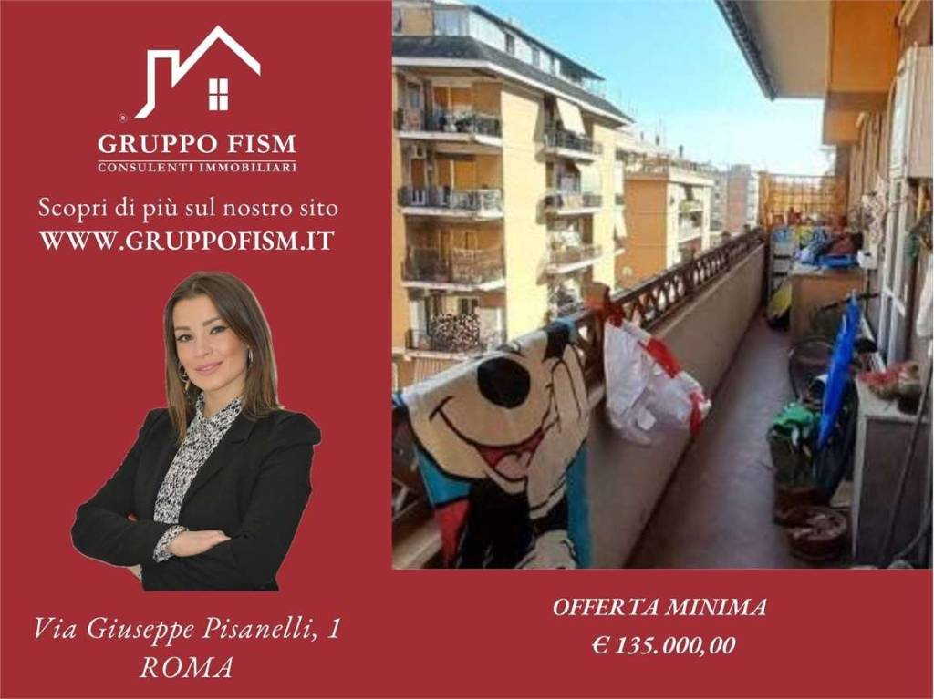 appartamento in vendita a Roma in zona Portuense