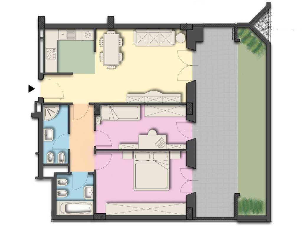 appartamento in vendita a Roma in zona Ponte di Nona