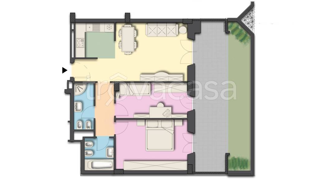 appartamento in vendita a Roma in zona Ponte di Nona