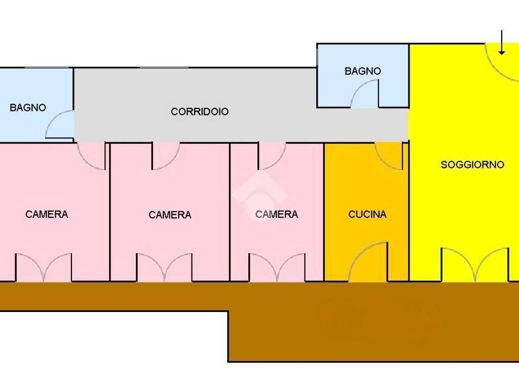 appartamento in vendita a Roma in zona Pietralata