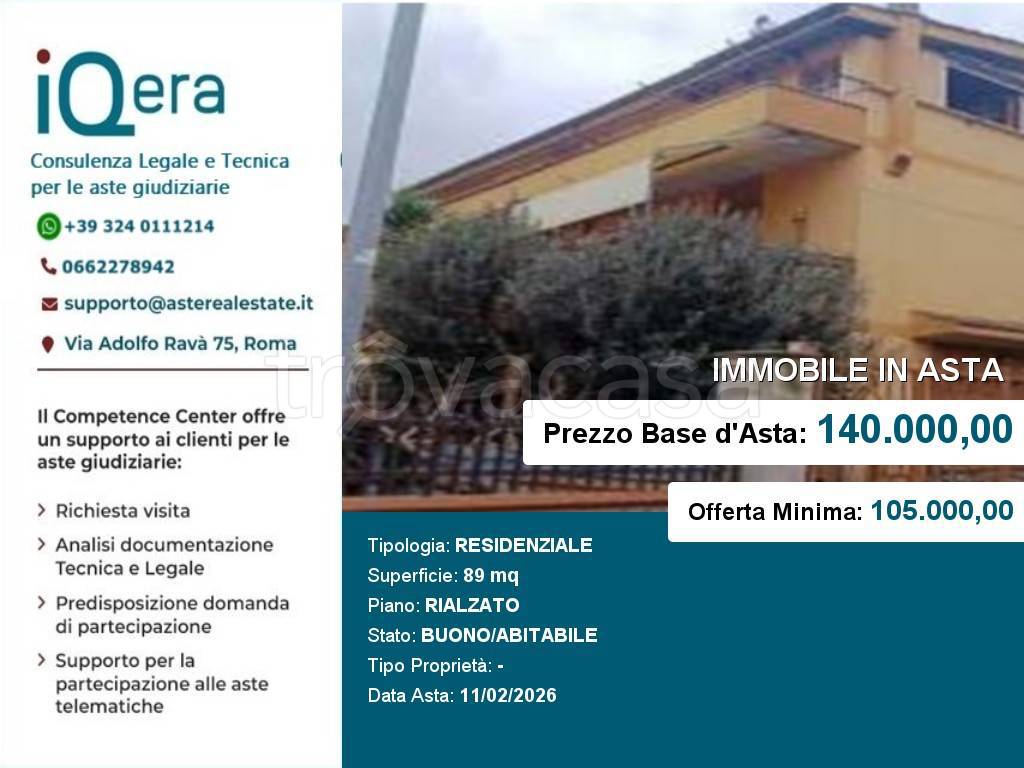 appartamento in vendita a Roma in zona Valle Muricana