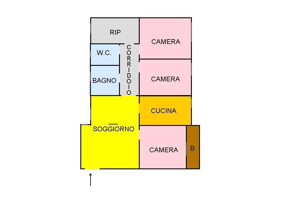 appartamento in vendita a Roma in zona Prenestino-Labicano