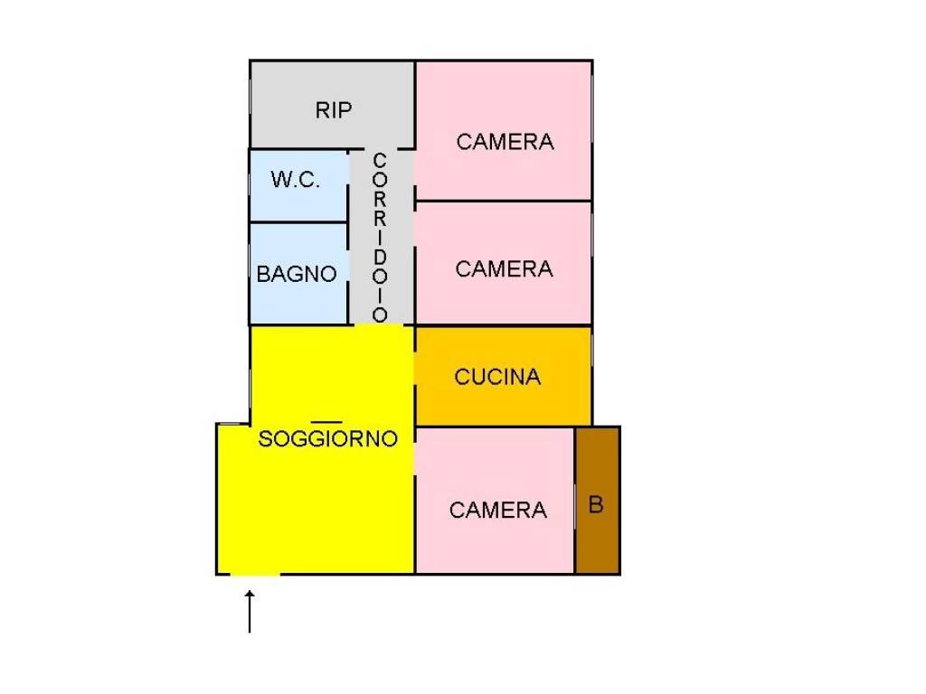 appartamento in vendita a Roma in zona Prenestino-Labicano