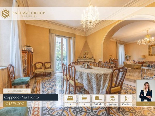 appartamento in vendita a Roma in zona Trieste