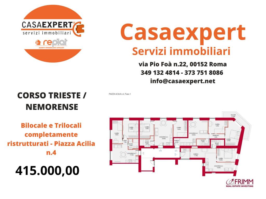 appartamento in vendita a Roma in zona Gianicolense