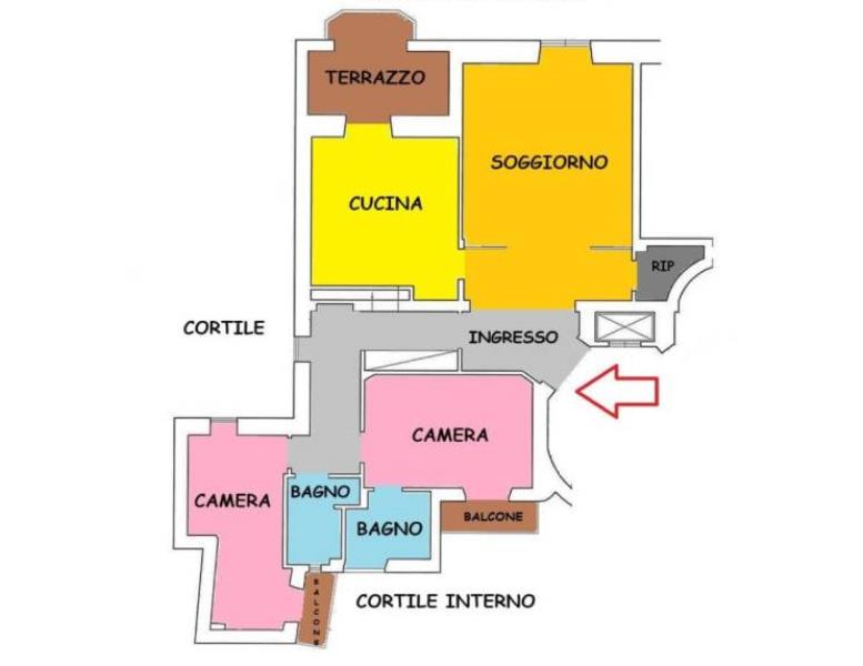 appartamento in vendita a Roma in zona Esquilino
