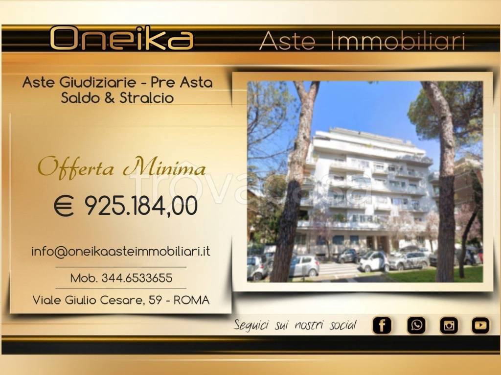 appartamento in vendita a Roma in zona Della Vittoria