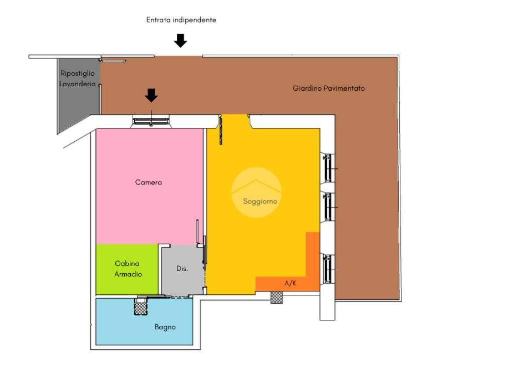 appartamento in vendita a Roma in zona San Saba - Ripa