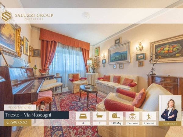 appartamento in vendita a Roma in zona Trieste