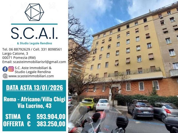 appartamento in vendita a Roma in zona Trieste