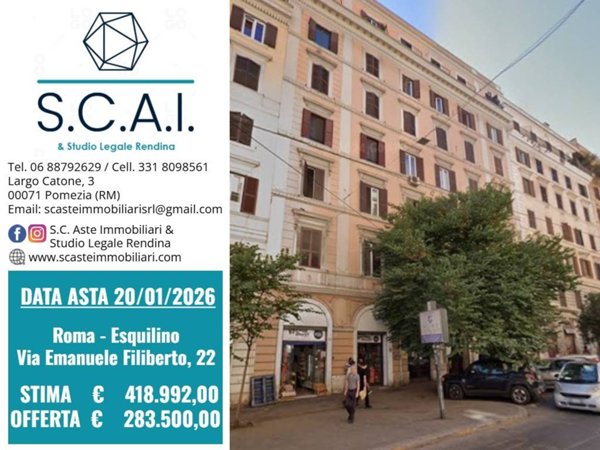 appartamento in vendita a Roma in zona Esquilino