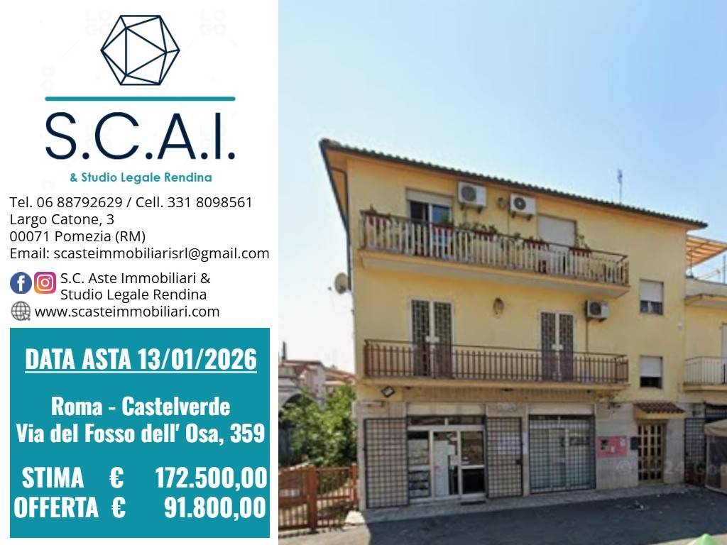 appartamento in vendita a Roma in zona Castelverde