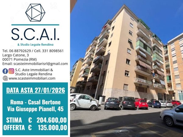 appartamento in vendita a Roma in zona Tiburtino