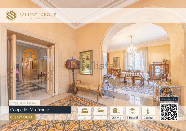 appartamento in vendita a Roma in zona Trieste