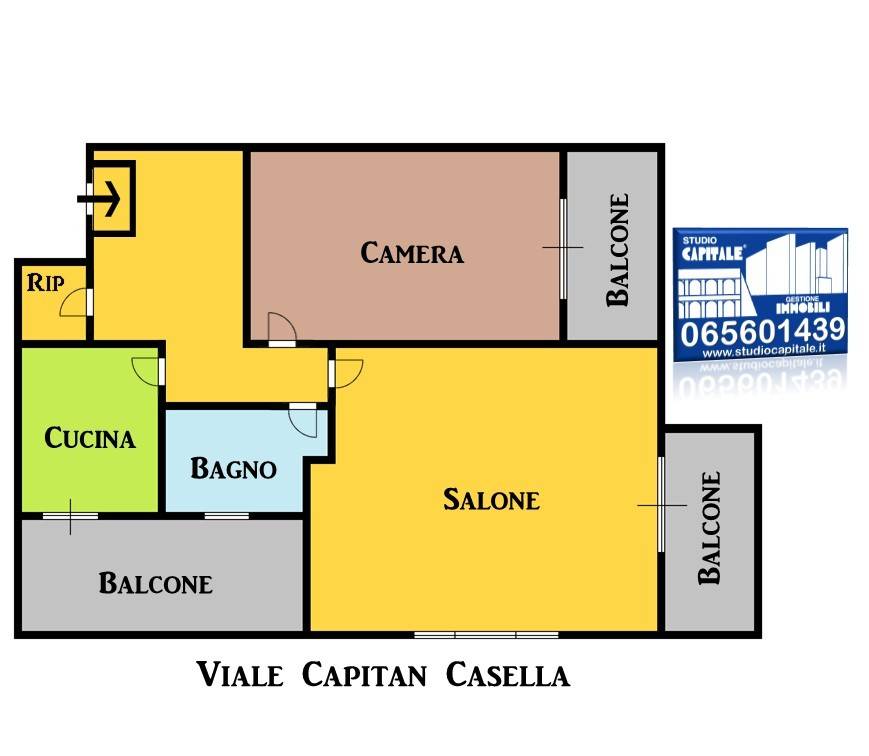 appartamento in vendita a Roma in zona Ostia
