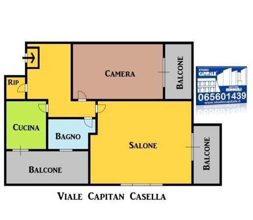 appartamento in vendita a Roma in zona Ostia