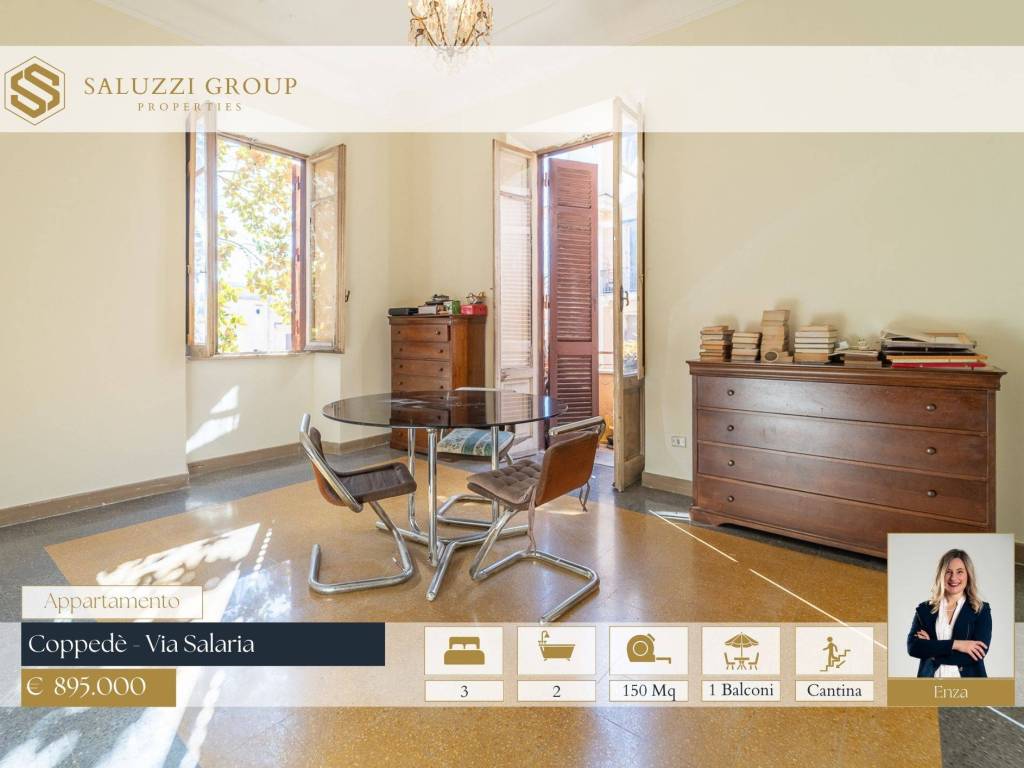 appartamento in vendita a Roma in zona Salario