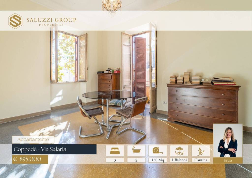 appartamento in vendita a Roma in zona Parioli