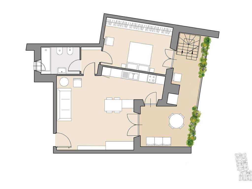 appartamento in vendita a Roma in zona Ponte di Nona