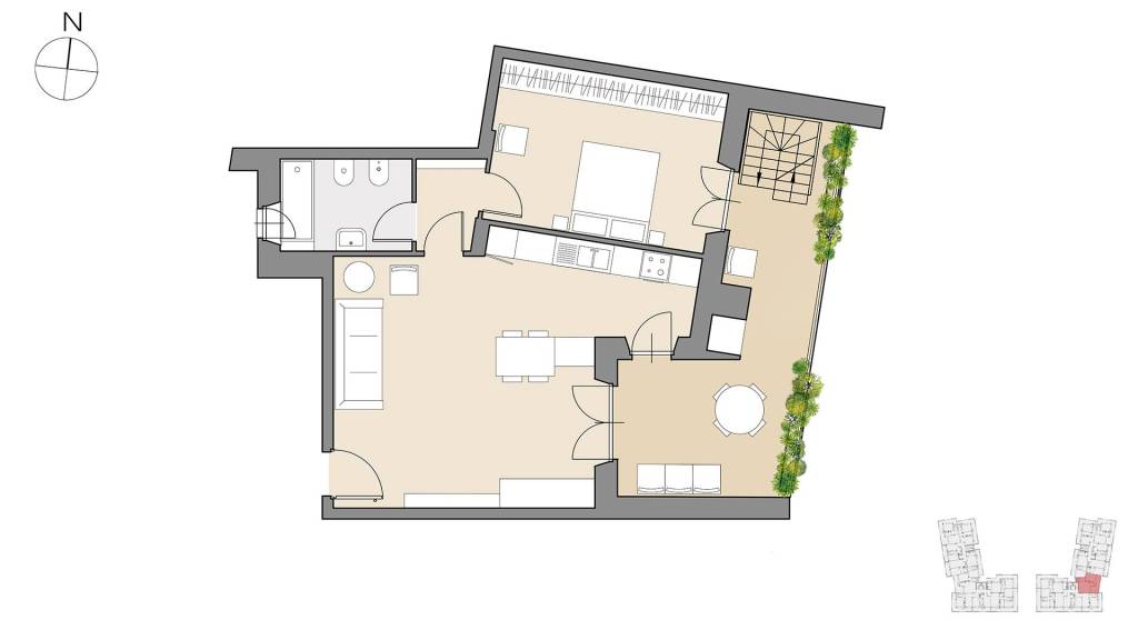 appartamento in vendita a Roma in zona Ponte di Nona