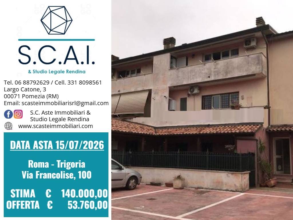 appartamento in vendita a Roma in zona Colle dei Pini