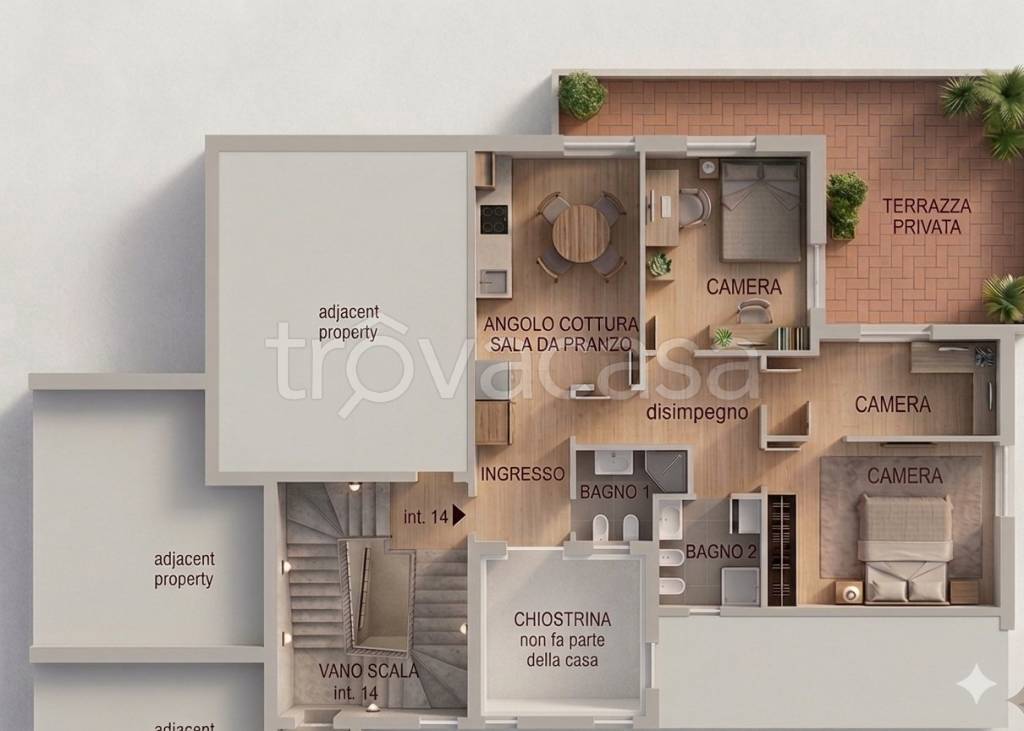 appartamento in vendita a Roma in zona Portuense