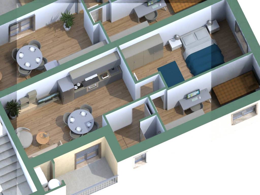 appartamento in vendita a Roma in zona Prenestino-Centocelle