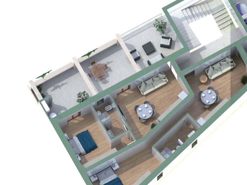 appartamento in vendita a Roma in zona Prenestino-Centocelle